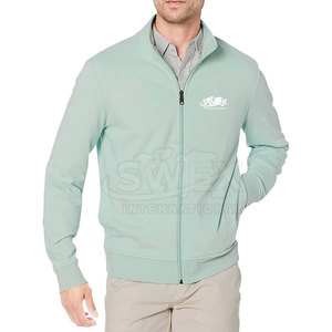 2025 hombres básicos sudaderas con cremallera completa sudaderas cómodas último diseño hombres básicos sudaderas con cremallera completa - Product Image 1