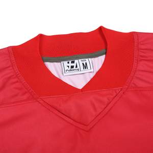 SIBRIN Maillot de Football Américain Sublimé Fabriqué en Usine Logo Personnalisé Polyester Tendance T-shirt de Rugby Rétro Col en V Surdimensionné - Product Image 3