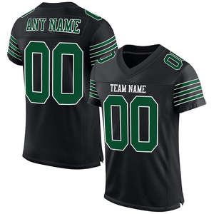 Custom High Quality Adult 100%polyester American Football Jersey Wholesale Rate OEM Breathable Cheap Price Customization - Product Image 1