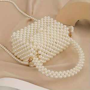 Sac Hobo en plastique perlé perle ivoire sac à main moderne fait à la main | Sac à bandoulière élégant en perles | Grand rangement de garde-robe - Product Image 3