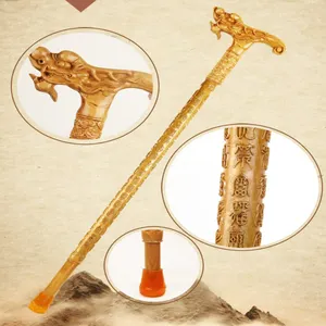 Brass Walking stick with Decorative and Fashionable Design and antique dragon design Wooden Walking Stick for Men and Women