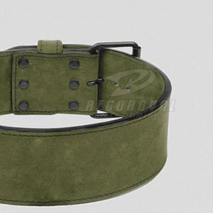 Cinturón de una sola punta Construcción de cuero Cinturón de una sola punta Diseño ajustable hecho para entrenamiento de gimnasia - Product Image 5