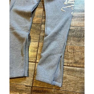 Wholesale New Arrival Mens Winter 100% Cotton Solid <b>Colour</b> Casual Fashion Reversible Breathable Puff Printing Track Suit - Product Image 5
