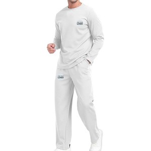 Casual Printed Solid Sweatshirt <b>Joggers</b> Sweatpants Set Tracksuit for <b>Men</b> - Product Image 6