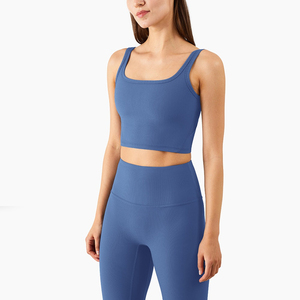 2025 ensemble de yoga pour femmes personnalisé vêtements d'entraînement de gymnastique confortables avec motif solide prix bon marché et Service OEM - Product Image 6