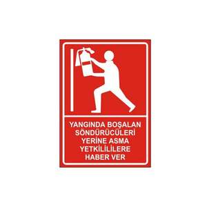 Replaceable <b>Fire</b> Extinguisher Sign with Flexible Design - Product Image 1