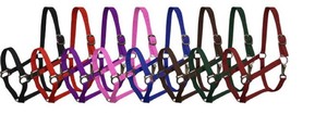 Hebillas duraderas de nailon para caballos, collares de cabeza de caballo, cabestros de caballo de cuero personalizados con correas de PVC de latón y acero - Product Image 2