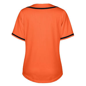 Ropa deportiva Camiseta de béisbol de aspecto profesional Logotipo personalizado Camiseta de béisbol de secado rápido cómoda de la mejor calidad para mujer - Product Image 2