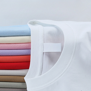 Camiseta de Algodón Peinado de Manga Corta y Cuello Redondo con Logotipo Personalizado OEM, Talla Grande, Cultura Corporativa, Logotipo Impreso - Product Image 4