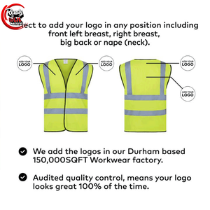 Chaleco DE SEGURIDAD personalizado ROADSAFE para hombre, chaqueta reflectante transpirable e impermeable de poliéster 100% - Product Image 1