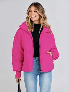 <b>Women</b> puffer <b>jackets</b> warm insulated padded stylish fashion quilted winter outerwear <b>lightweight</b> casual coat <b>women</b> puffer <b>jackets</b> - Product Image 6