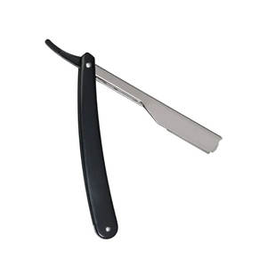 Rasoirs de rasage de barbier en acier inoxydable de haute qualité de sécurité design coulissant réutilisable pour les cheveux des hommes poignée en plastique du visage et du corps - Product Image 2