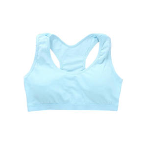 Sujetador deportivo de entrenamiento para mujer de alta calidad, cuello Halter sin costuras, 100% de algodón con correa elástica, conjunto de Sujetador deportivo sublimado de talla grande - Product Image 4