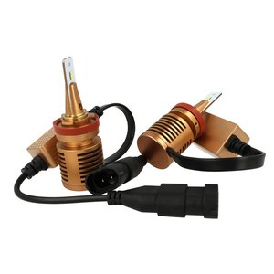 Completo Led Canbus Kit Golden Pro H8 H11 H9 25W 12V 4000 lm Super sottile facile da installare ventola di raffreddamento-auto e moto/ - Product Image 1