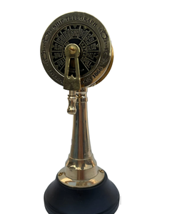Vintage Style Collectible Marine Brass Telegraph Decorative Brass Nautical Ship Telegraph Decorative Wooden and Brass Telegraph - Product Image 3