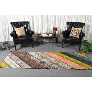 Tapis moderne en laine beige de 3.1x8,9 pieds Tapis de salon à tissage plat turc pour la décoration des adolescents - Product Image 2