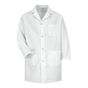 เสื้อกาวน์แพทย์ขายส่ง เสื้อกาวน์พยาบาล เสื้อกาวน์ทางการแพทย์ เสื้อกาวน์ยาวสั่งทำพิเศษ ผ้าฝ้าย 100% เป็นมิตรกับสิ่งแวดล้อม แห้งเร็ว ระบายอากาศได้ดี - Product Image 2