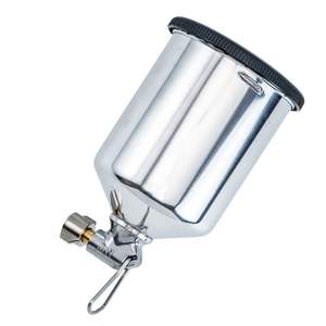 Accesorios de pistola pulverizadora de capacidad de 400ml superventas, bote de pistola pulverizadora plateada para cabina de pintura de coche - Product Image 4
