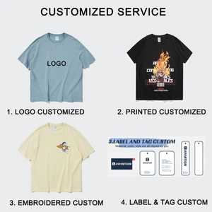 T-shirts pour hommes en coton/fibre de bambou du Pakistan imprimant des t-shirts et des t-shirts d'impression par transfert de chaleur avec lo personnalisé - Product Image 4