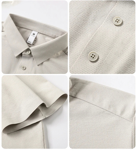 Polo Deportivo de Golf para Hombre, Manga Corta, con Solapa y Cuello Camisero, de Secado Rápido - Product Image 3