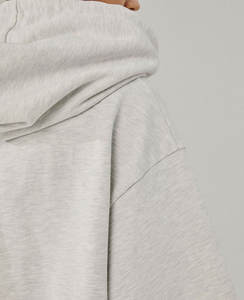 Gran oferta, Sudadera con capucha de gran tamaño para mujer, lana gruesa de calidad, manga larga, informal, tejido sólido, cuello con capucha, parte delantera, talla grande - Product Image 3