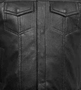 เสื้อกั๊กสำหรับนักขี่จักรยานหนังวัวของผู้ชายเสื้อกั๊กหนังแท้สำหรับขี่มอเตอร์ไซค์กันลมสำหรับฤดูหนาวเสื้อกั๊กหนังระบายอากาศได้ดีผลิตตามสั่ง - Product Image 6