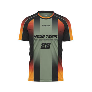 Maillot de l'équipe personnalisé OEM ODM imprimé maillot de football vêtements de sport uniforme vêtements de sport livraison directe Baseball Football américain Polo - Product Image 5