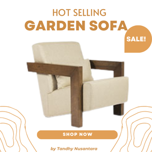 Sofá Individual Moderno de Madera Maciza de Teca con Base Tapizada en Tela, de Alta Calidad para Uso Comercial, Tamaño y Color Personalizables, Directo de Fábrica - Product Image 6