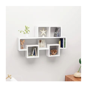 Vente chaude étagères de magasin en bois 4 décorer Design unique personnalisé Nouveau style en bois d'acacia au prix de gros - Product Image 5