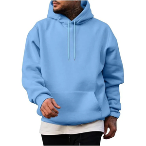 100% alta calidad 200gsm Heavyweight Pullover Hoodie French Terry Hoodies Drop Shoulder Oversized Men Hoodies - Product Image 1