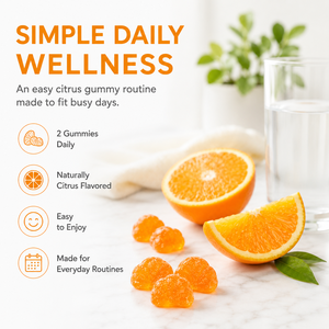 Gummies en vrac à base de baies d'églantier, de zinc, de vitamine C et de vitamine D3 (250 mg) pour la défense immunitaire quotidienne, à base de pectine, supplément végétalien - Product Image 5