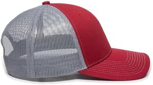 ขายส่งที่กําหนดเองคุณภาพสูงกรอบ A ผ้าฝ้าย 100% 3D ปัก 5 หน้าผ้ายีนส์เบสบอลหมวก 2 โทนเบสบอลหมวก - Product Image 5