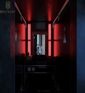Bar de club nocturno de mármol negro de lujo personalizado Iluminación comercial LED restaurante Bar diseño de mostrador - Product Image 6