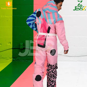 Combinaison de ski et de snowboard unisexe grande taille, respirante, imperméable 10 000 mm, coupe-vent, imprimée, avec couches thermiques pour adultes - Product Image 4