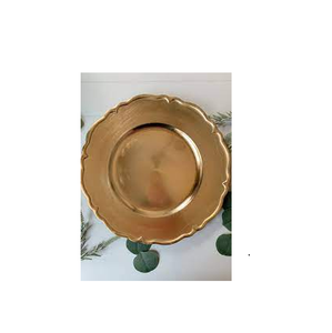 Uxury-Placa de cargador de latón de 13 pulgadas, carcasa de metal, producto en venta - Product Image 2