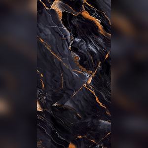 Carrelage Céramique Premium Noir Veine Or Brillant Résistant à l'Usure pour Salle de Bain et Cuisine – Matériau de Revêtement Moderne - Product Image 3