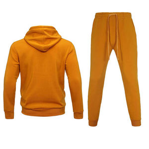 Nouveau survêtement Streetwear à manches longues pour hommes en hiver teint uni à motif solide en différentes tailles en vente survêtement le plus vendu - Product Image 4