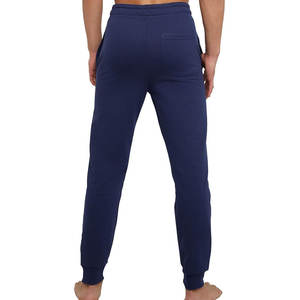 Venta al por mayor de alta calidad Fitness Joggers pantalones para los hombres de ajuste regular transpirable ligero polar pantalones de chándal sólido adultos invierno - Product Image 2