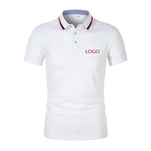 Venta al por mayor otoño nuevo logotipo personalizado estampado diseño ropa de calle camisas en blanco básico mujeres hombres poliéster Polo camisetas que absorben la humedad - Product Image 1