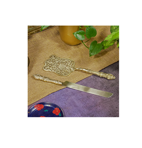 Trancheuse unique serveur de gâteau en laiton gadgets de cuisson de qualité alimentaire pour réceptions anniversaires utilise serveur de gâteau meilleure qualité - Product Image 5