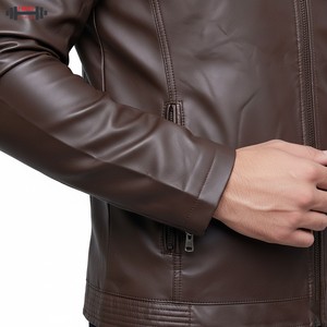 Chaqueta Bomber de Pana y Cuero para Mujer, Talla Grande, Ligera, Transpirable, de Alta Calidad Profesional 2025, Personalizable - Product Image 3