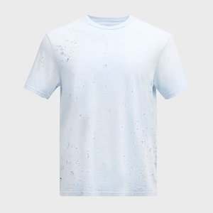 Camiseta Informal Desgastada de Fábrica, Nueva Camiseta de Alta Calidad al por Mayor para Hombre, Camiseta de Manga Corta Desgastada - Product Image 1