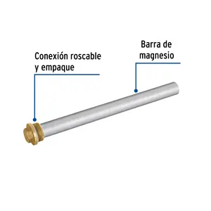BOX 1 Anode en magnésium pour chauffe-eau solaire, 3/4'', FOSET - Product Image 2