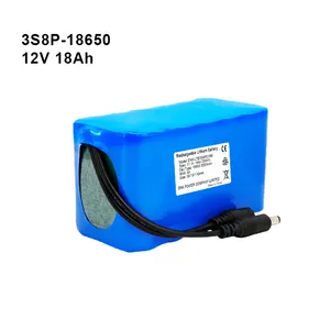 36V 10Ah Rechargeable Lithium Battery 12V 24V 48V 15Ah 30Ah 20Ah Customizable For Ebike
