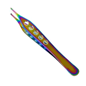 Pinze per tessuti Adson 1x2 denti strumenti chirurgici generali rivestiti multicolori Sialkot Pakistan kellind nuova tecnologia