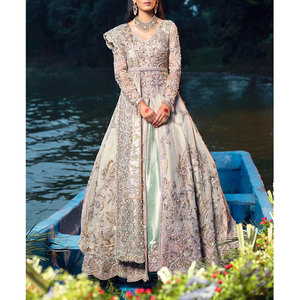 Longue broderie multicolore, prête à porter, cousue, maxi, frontale complète, travail, prix de vente 2023 - Product Image 2