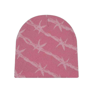 หมวกบีนนี่สำหรับเล่นสกีฤดูหนาวทำจากอะคริลิคออกแบบโลโก้ได้ตามต้องการ - Product Image 2