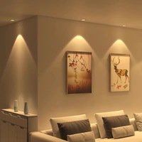 50W Haute Puissance Wifi Smart Led Encastré Downlight RA90 Cob Dimmable Downlight Plafonnier Avec Boîte De Jonction