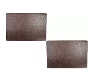 Table Decor Washable Irregular <b>Faux</b> <b>Leather</b> <b>Placemats</b> Heat Resistant Plates Mats Luxury Design Customize Size - Product Image 6