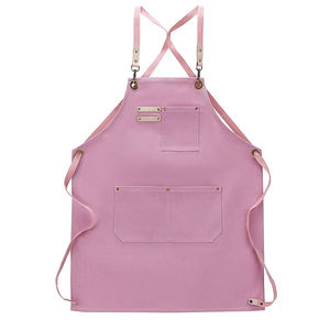 Women Men Durable Canvas Bib <b>Apron</b> Customized logo Printing Embroidery Minimalist <b>Apron</b> for <b>Cooking</b> Kitchen Household - Product Image 2